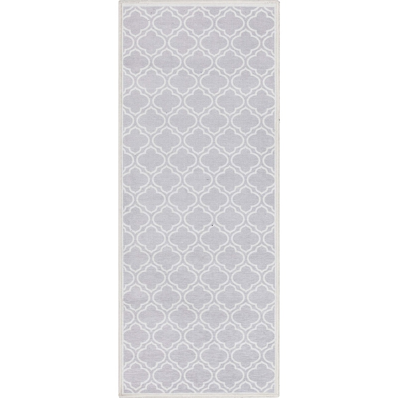 Well Woven Apollo Lattice Moroccan Machine Washable Area Rug