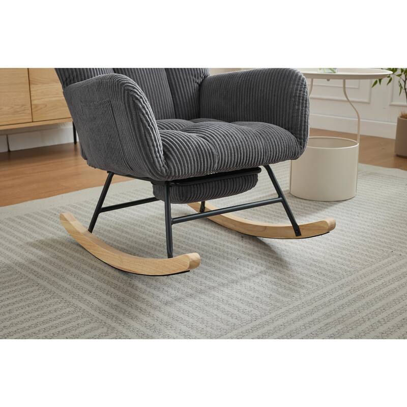 Luxury Rocking Chair - Ergonomic Design - 30° Gentle Motion