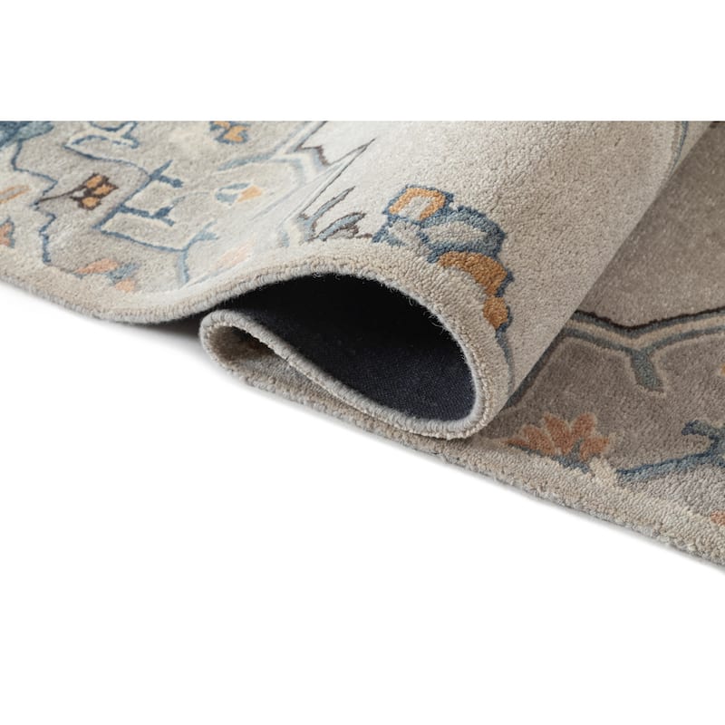 Terra by Obeetee Timeless Britson Blue Rug