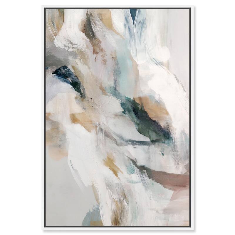 Whispering Colors II Canvas by Art Remedy - White - 16" x 24"