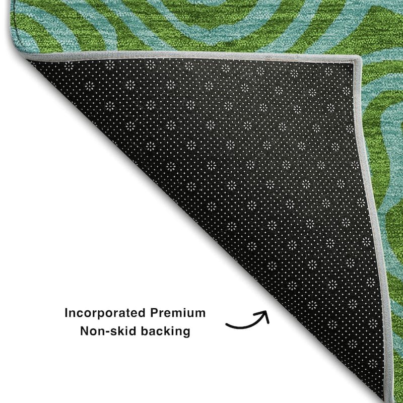 Premium Washable Super Soft Modern Maze Mayfield Rug