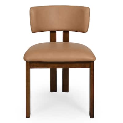 SAFAVIEH Couture Katiya Modern Solid Wood Dining Chair (Set of 2), Fully Assembled - 22"W x 22"D x 32"H