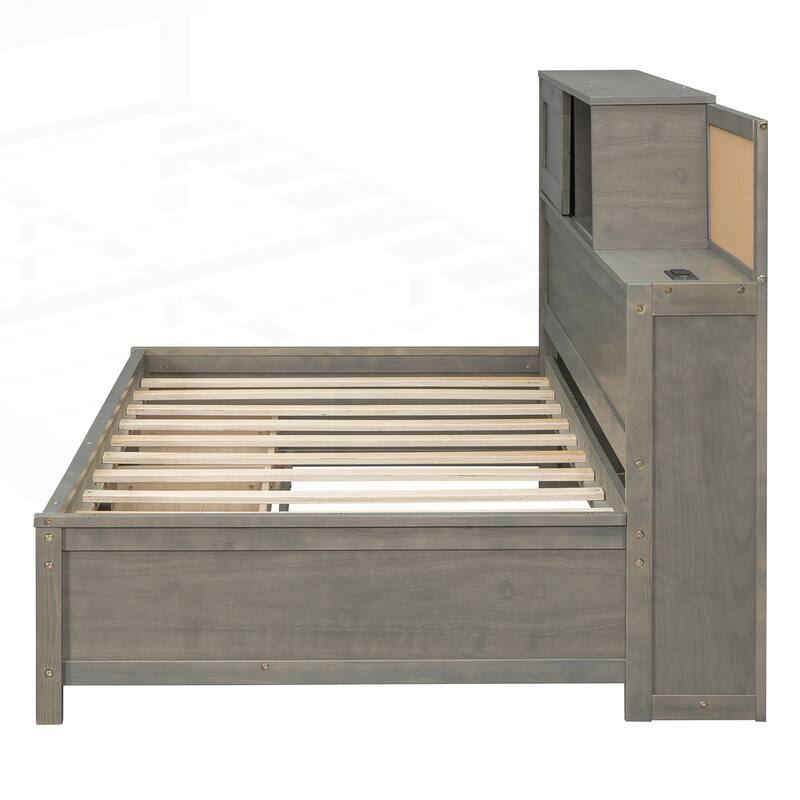 Versatile Twin Size Wooden Daybed with Multiple Functionalities and Storage