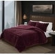 preview thumbnail 3 of 4, Frye Bubble Faux Fur 3 Piece Comforter Set