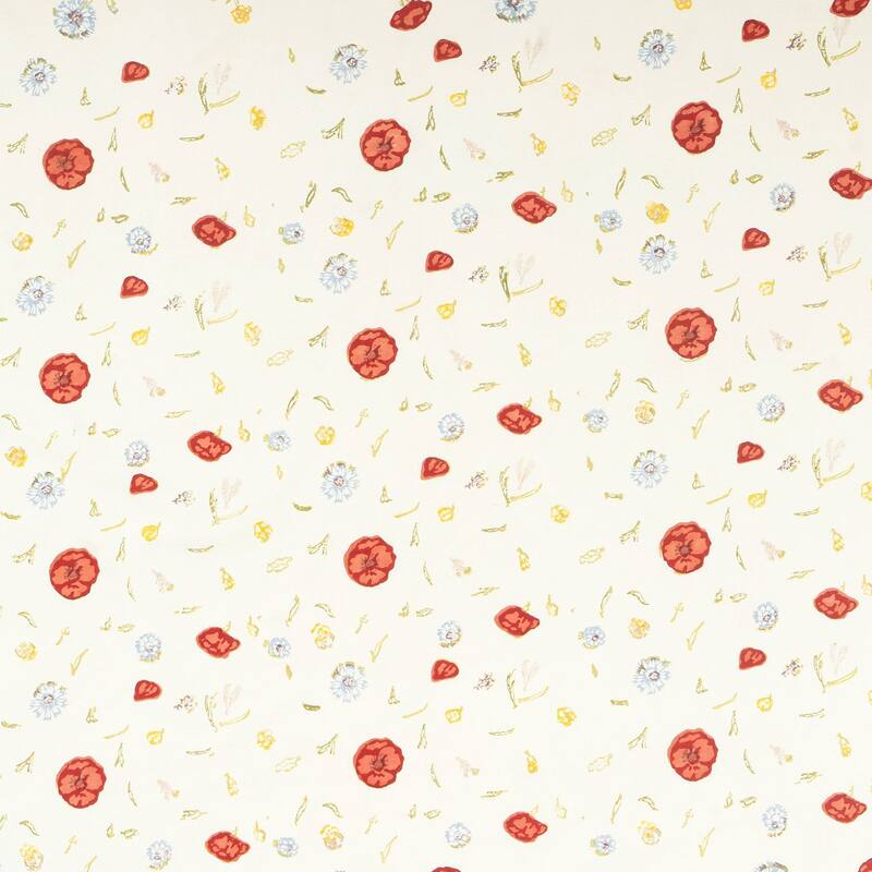 Springfields Multicolored Square Cotton Tablecloth