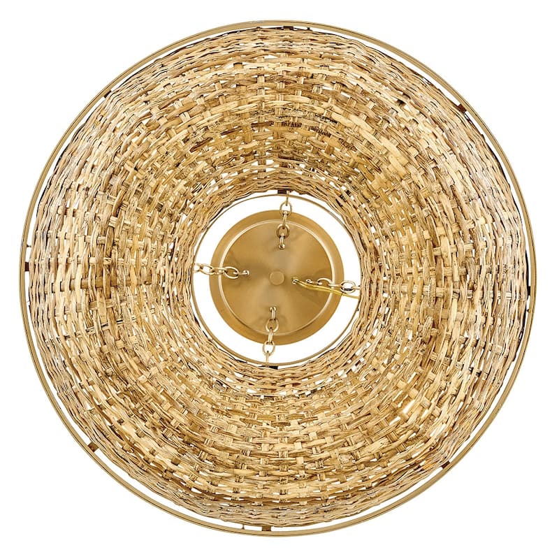 Hinkley Lighting 48423 Sanibel 4 Light 20" Wide LED Pendant with Woven