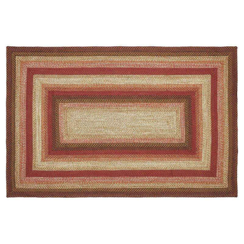 Ginger Spice Jute Rug Rect w/ Pad 60x96 - 5' x 8' Rectangle