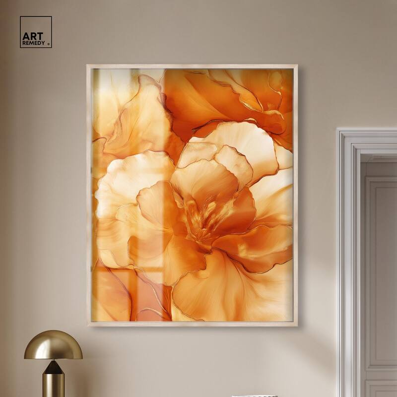 Sunlit Bloom I Shadowbox by Art Remedy