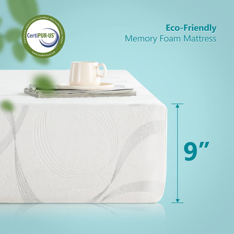 Sleeplanner 9 Inch Gel Memory Foam Mattress
