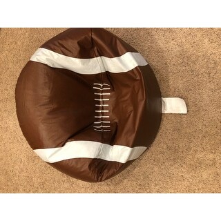 Shop Ace Casual 96 Inch Vinyl Sports Bean Bag Chair Overstock