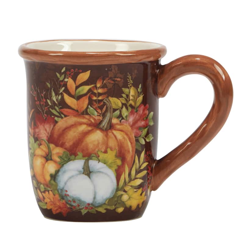 Certified International Harvest Blessings 16 oz. Mug, Set of 4