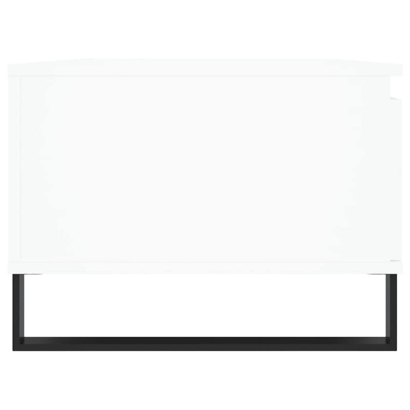 vidaXL Coffee Table Black/White Engineered wood Medium Coffee Table