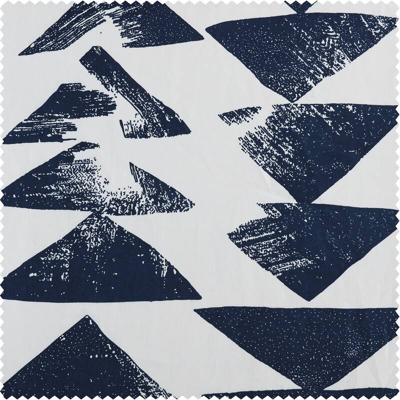 Exclusive Fabrics Triad Printed Cotton Tie-Up Window Shade - 46 X 63