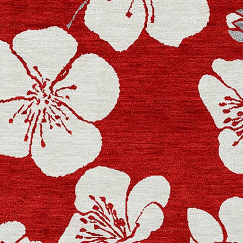 HomeRoots Floral Transitional Rectangle Outdoor Rug