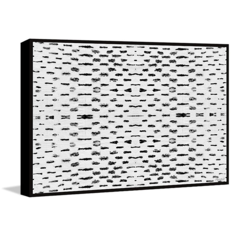 Mirrored Sheet Floater Framed Print on Canvas