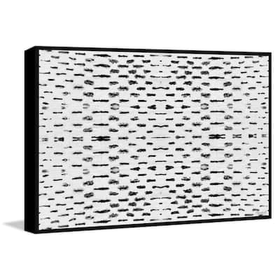 Mirrored Sheet Floater Framed Print on Canvas
