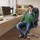preview thumbnail 9 of 22, Executive Reclining Office Chair with Heated Massage and Footrest, Ergonomic Design for Home Office