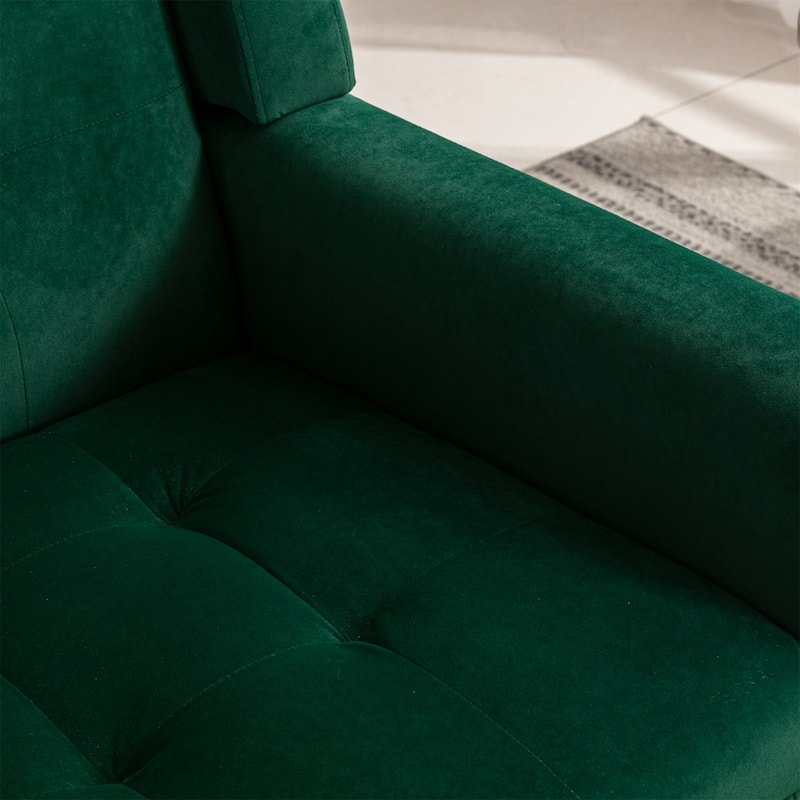 Modern Soft Material Ergonomics Accent Chair Living Room Chair Bedroom Chair Home Chair With Legs For Indoor Home