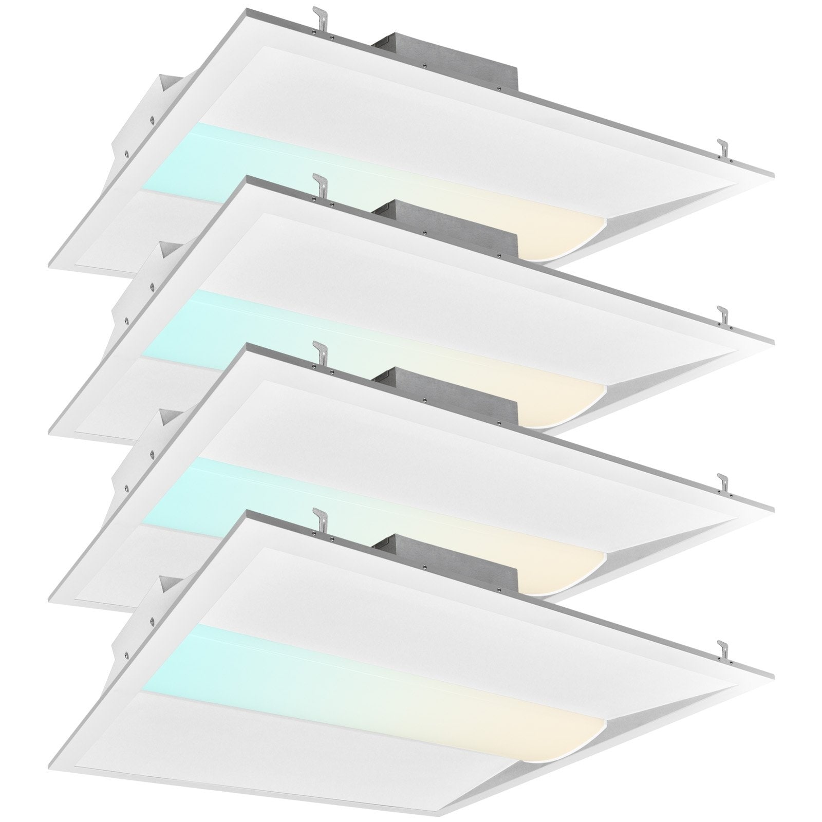 Luxrite 2' x 4' Edge Lit Selectable CCT Dimmable LED Flat Panel Light