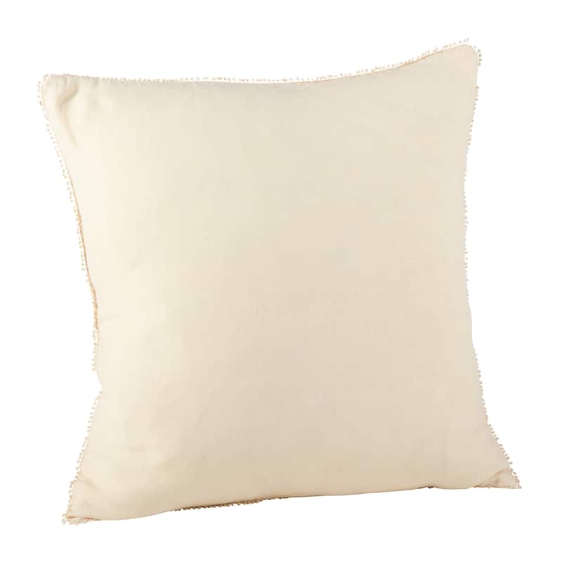 Pom Pom Design Throw Pillow