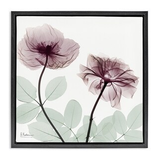 Stupell Delicate Floral Bunches Framed Floater Canvas Wall Art Design ...