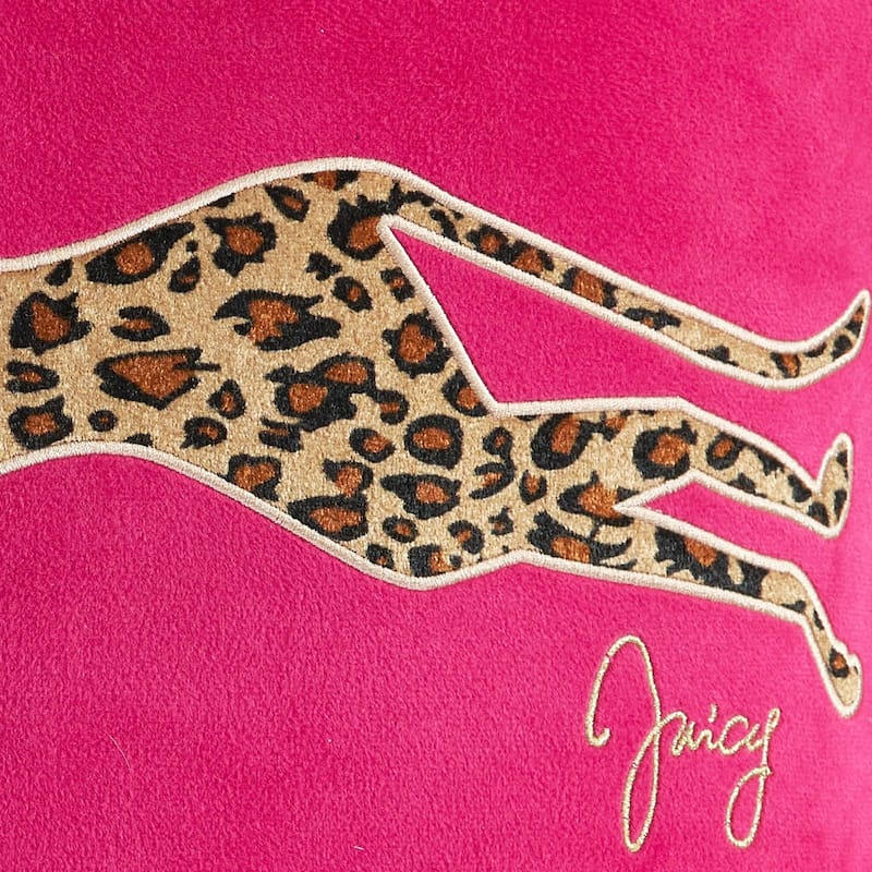 Juicy Couture Velvet Cheetah Pillow 14" x 24"