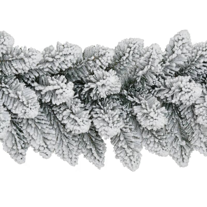 Flocked Majestic Fir Artificial Christmas Garland - 9' x 10" - Unlit