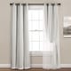 preview thumbnail 36 of 146, Lush Decor Grommet Sheer Panel Pair with Insulated Blackout Lining