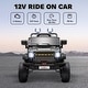 preview thumbnail 3 of 25, Qaba 12V Ride On Truck, Battery Powered Kids Electric Car with Spring Suspension, Remote, LED Headlights, Horn, USB Music