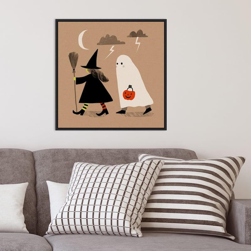 Amanti Art Graphic Halloween III Framed Canvas Wall Art