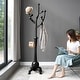 preview thumbnail 21 of 63, Tree-branch Rubberwood Freestanding Coat Rack with 8 Hooks - 24.5"W x 70.87"H