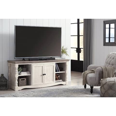 Signature Design by Ashley Cedar Hollow Two-tone Extra Large TV Stand
