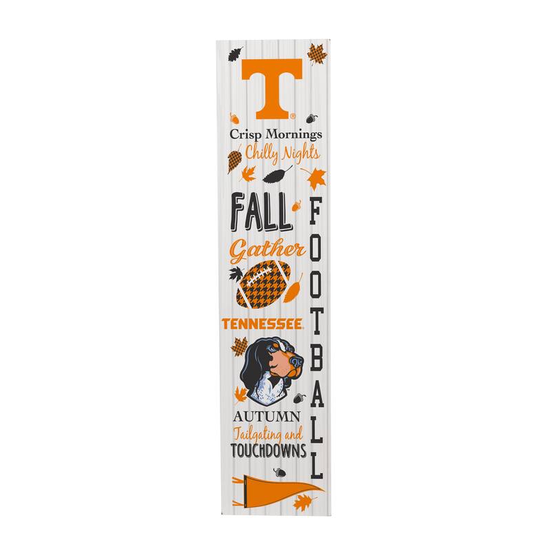 47" Double Sided Seasonal Porch Leaner, University of Tennessee - 47" x 11.25"