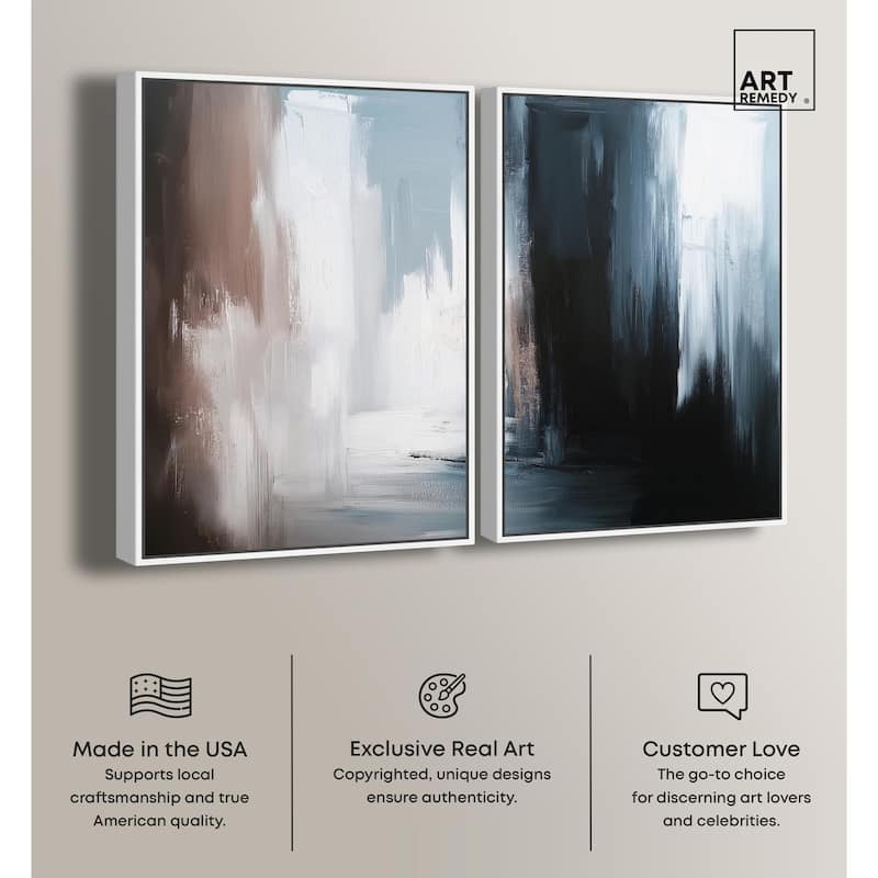 Chiaroscuro Canvas Set of 2 by Art Remedy