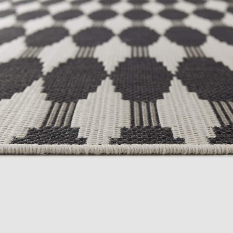 Durant Geometric Stripe Indoor/Outdoor Area Rug
