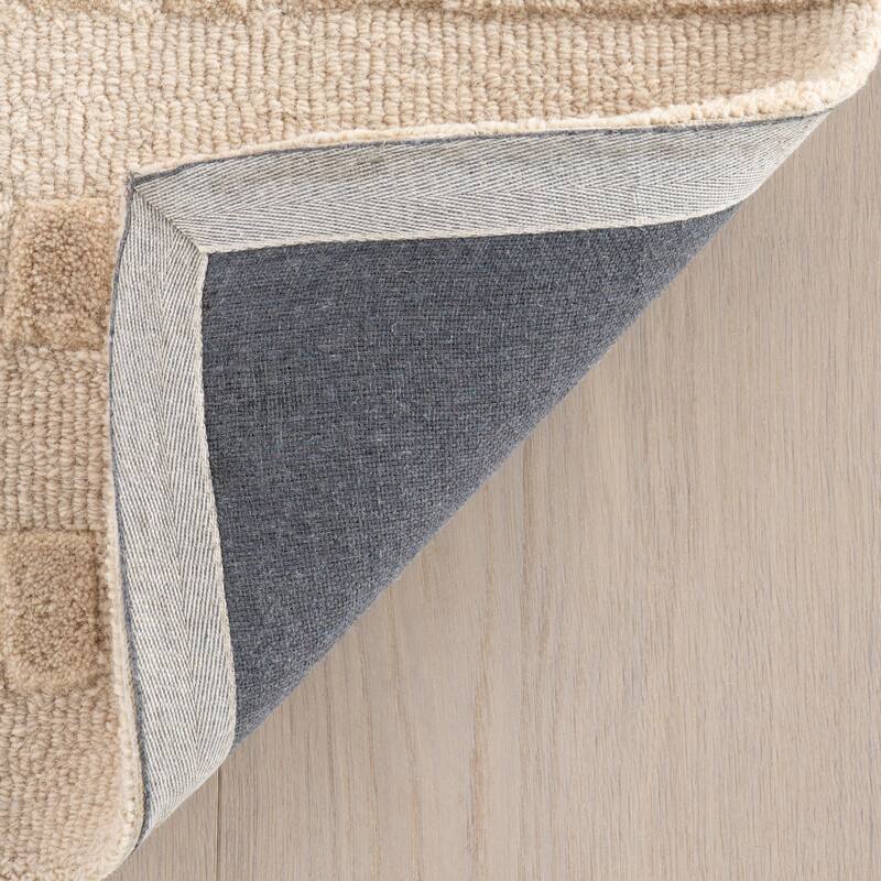 Carmeon Hamilton Barron Solid Bohemian Wool Rug