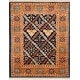 preview thumbnail 5 of 8, SAFAVIEH Couture Hand-knotted Peshawar Sylvianne Traditional Oriental Vegetable Dye Wool Rug with Fringe 3' x 5' - Navy/Gold - Rectangle