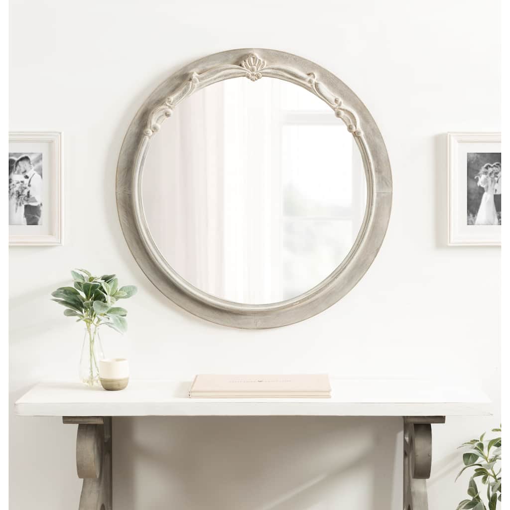 Kate and Laurel Irelyn Decorative Wall Mirror - 26" Diameter