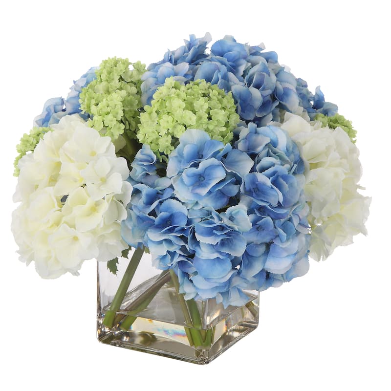 Uttermost Providence Hydrangea Bouquet - 16.5 W x 12.5 H x 16.5 D (inches)