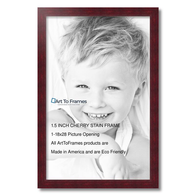 ArtToFrames Solwood 18x28 Inch Picture Frame, 1.50 Inch Wood Poster Frame Available in Multiple Colors (78238-18x28)