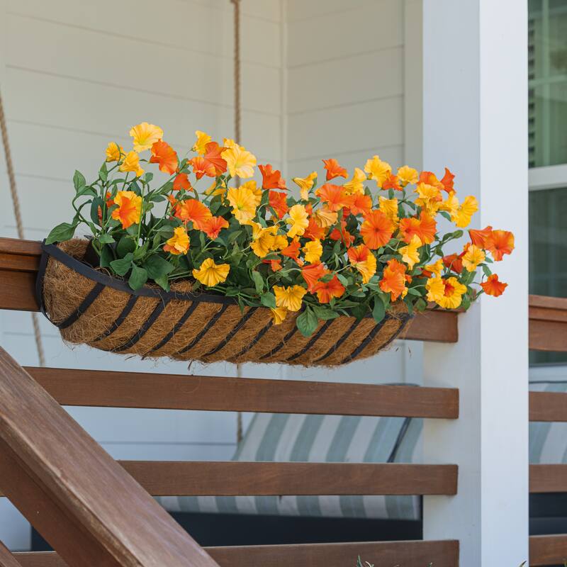 Faux Floral Window Box Filler