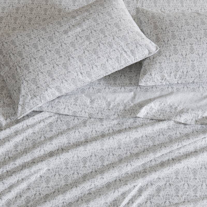 Patina Vie Maison Brushed Microfiber Floral Bloom Sheet Set