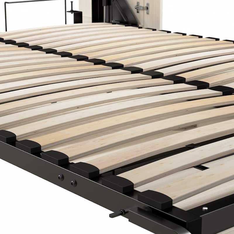 Lumina 61W Full Murphy Bed with Desk by Bestar