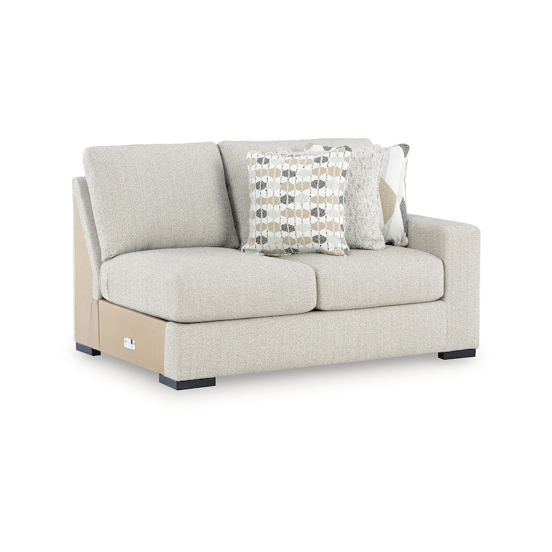 Signature Design by Ashley Laurelgrove Beige 5-Piece Sectional with Chaise