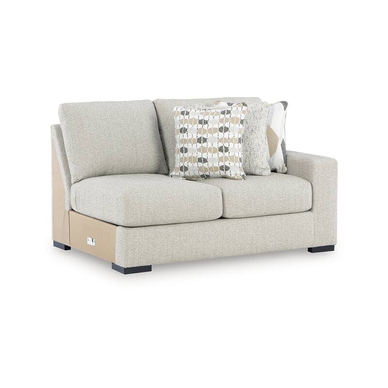 Signature Design by Ashley Laurelgrove White 4-Piece Sectional with Chaise