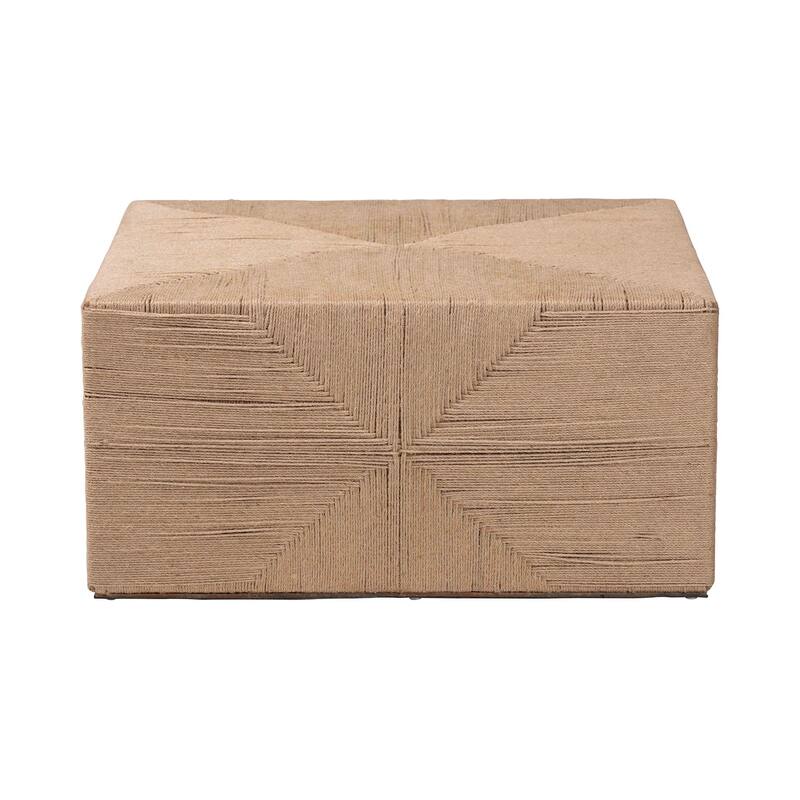 Nakita Japandi Natural Jute Coffee Table