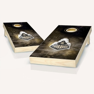 Purdue Boilermakers Smoke Outdoor Cornhole Board Set