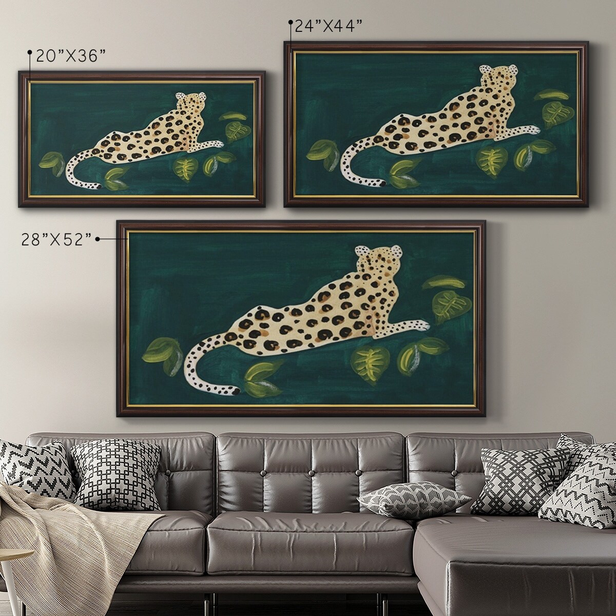 Lethargic Leopard I Premium Framed Canvas- Ready to Hang