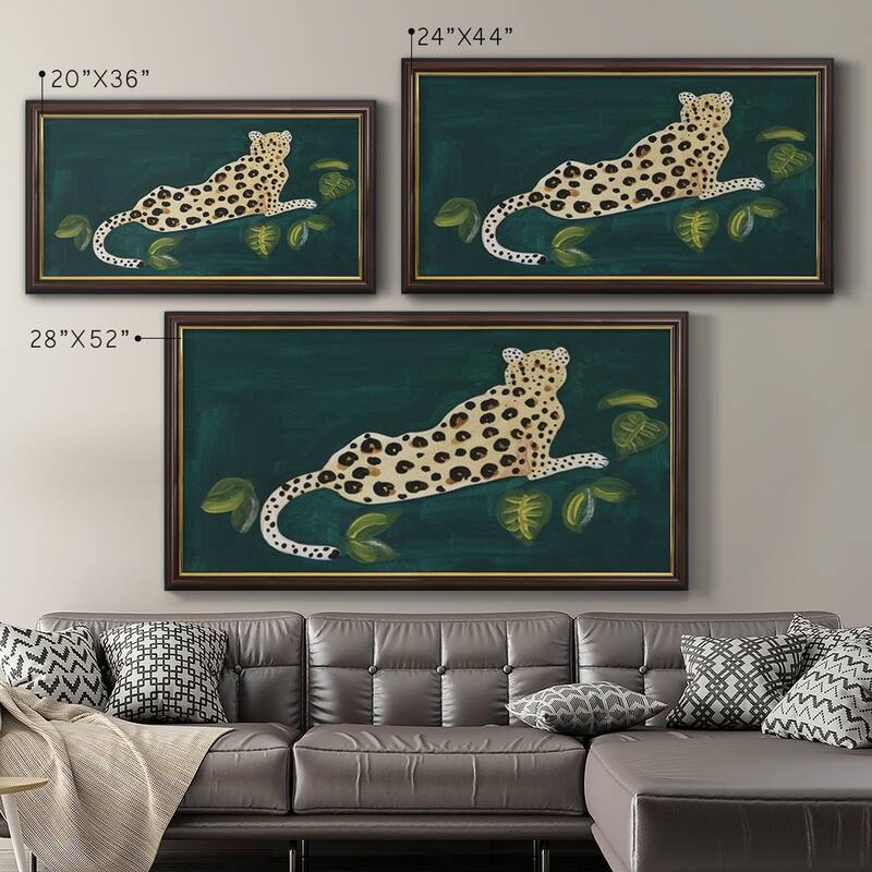 Lethargic Leopard I Premium Framed Canvas- Ready to Hang