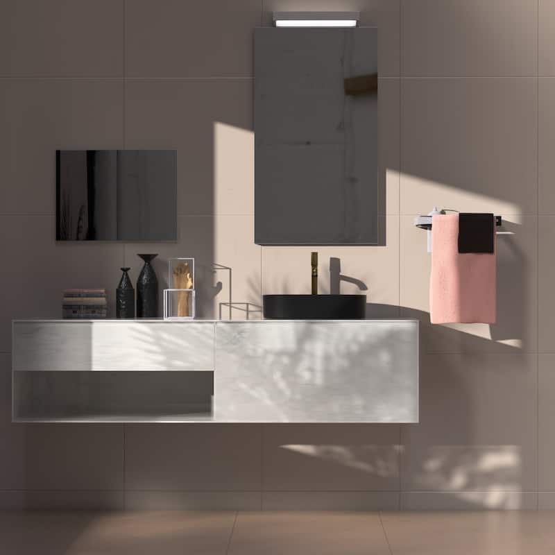 White Vessel Sink Oval Bathroom Sink, Ceramic Bathroom Above Counter Vanity Sink